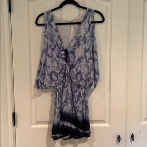 One of a kind snake-skin print romper